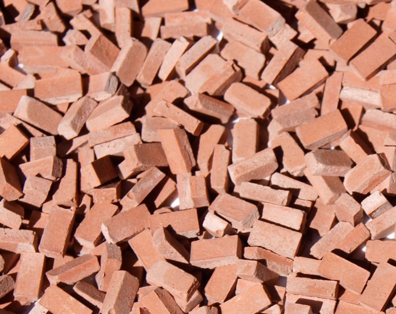 naaron88 Miniature Model Brown Bricks scenery building dollhouse diorama