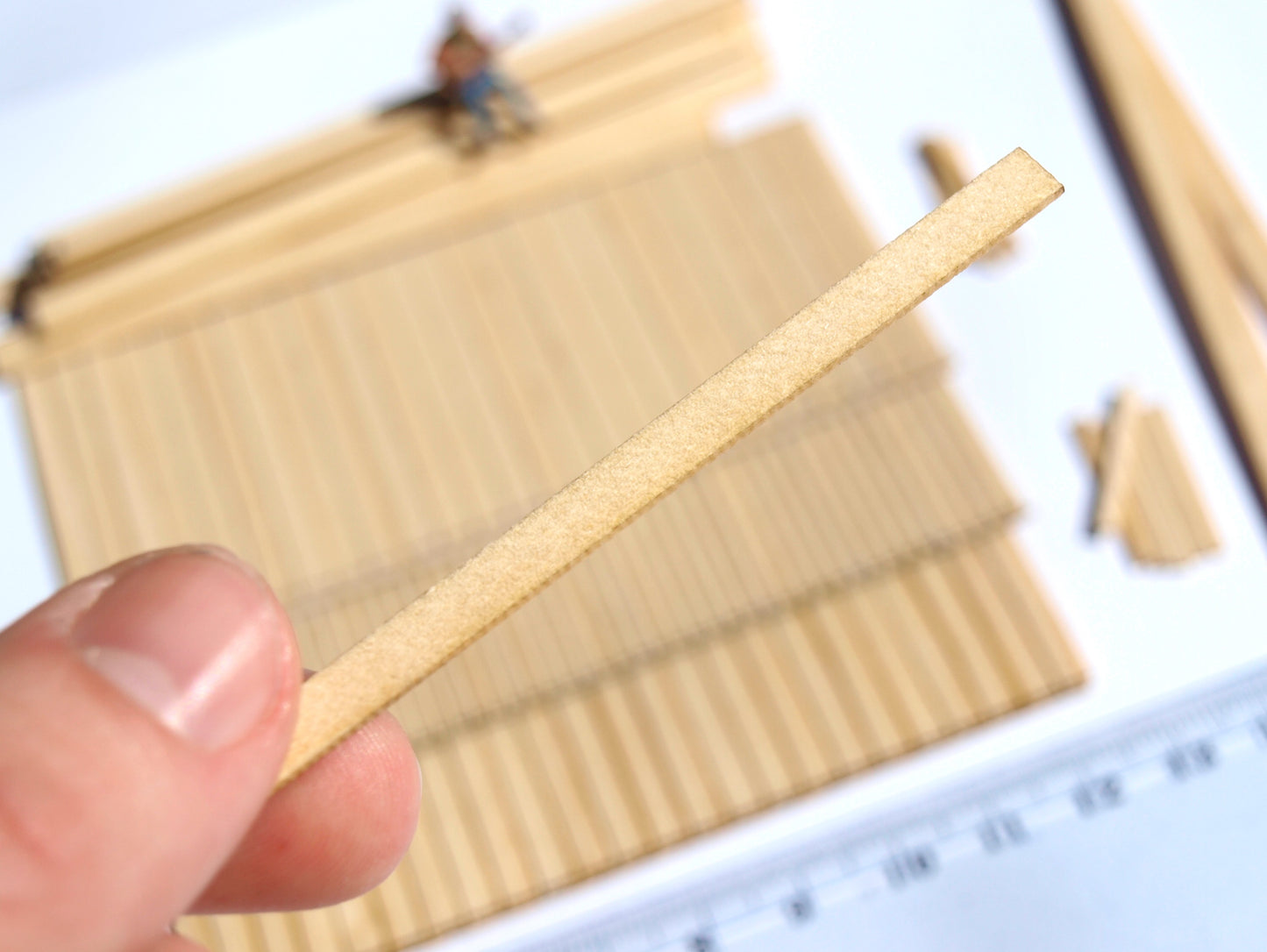naaron88 Miniature Model Laser cut wood planks for dioramas